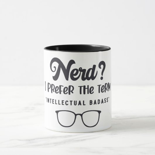 Nerd-/Intellectuele-badass Mok (Midden)