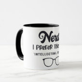 Nerd-/Intellectuele-badass Mok (Voorkant links)