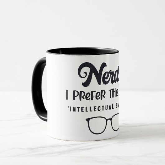 Nerd-/Intellectuele-badass Mok (Voorkant links)
