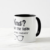Nerd-/Intellectuele-badass Mok (Voorkant rechts)