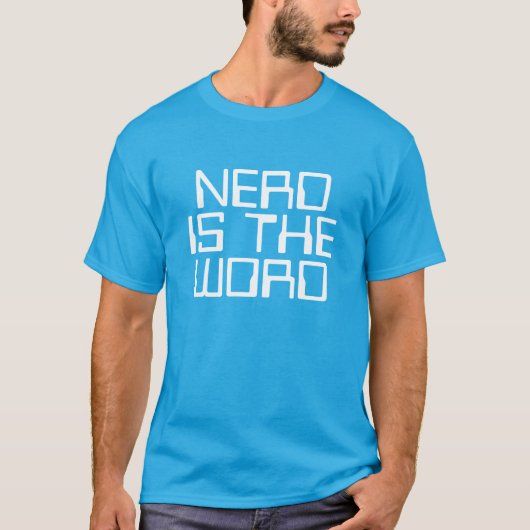 Nerd is het woord shirt (Voorkant)