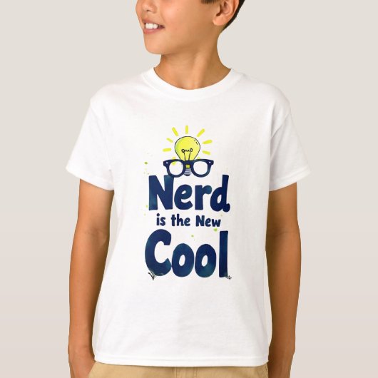 Nerd Is The New Cool - T-shirt voor een grafische  (Voorkant)