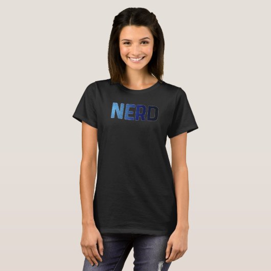 Nerd IT Computer Programmer AI Smart Genius Brains T-shirt (Voorkant volledig)