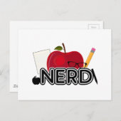 Nerd - Logo Briefkaart (Voorkant / Achterkant)