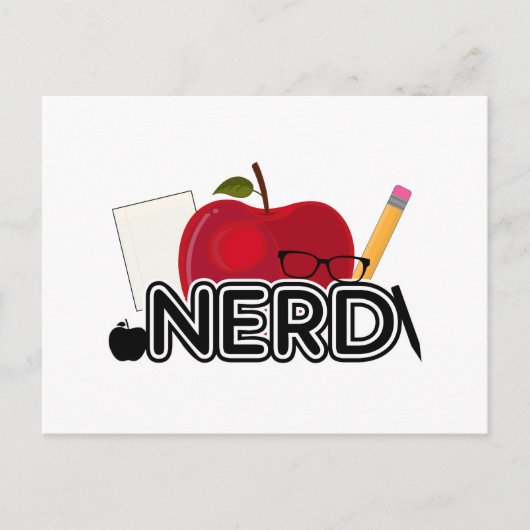 Nerd - Logo Briefkaart (Voorkant)