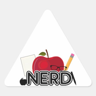Nerd - Logo Driehoek Sticker