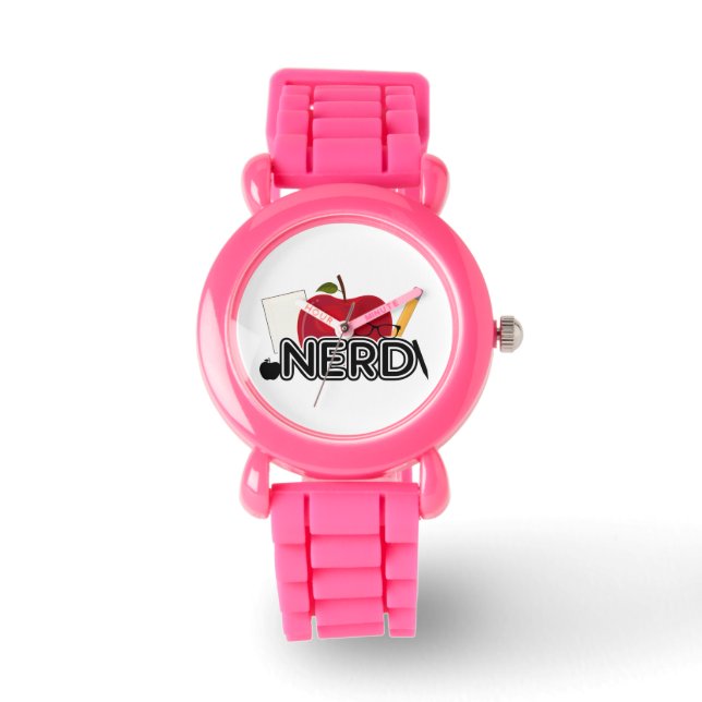 Nerd - Logo Horloge (Voorkant)