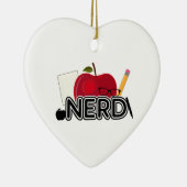 Nerd - Logo Keramisch Ornament (Rechts)