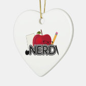 Nerd - Logo Keramisch Ornament (Links)