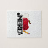 Nerd - Logo Legpuzzel (Horizontaal)