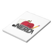 Nerd - Logo Notitieblok (Gedraaid)