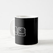 Nerd Pa CTRL het Exemplaar van het Deeg van het Ex Koffiemok (Voorkant links)