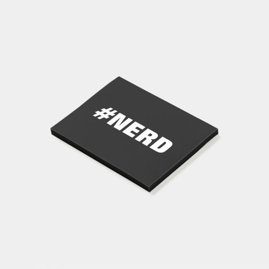 #Nerd Post-it® notes (Schuin)