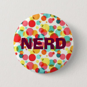 NERD RONDE BUTTON 5,7 CM