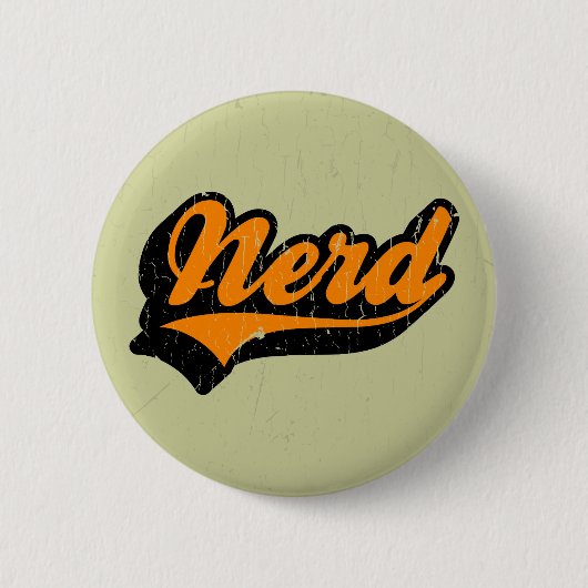 Nerd Ronde Button 5,7 Cm (Voorkant)