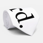 Nerd Stropdas (wit) (Opgerold)