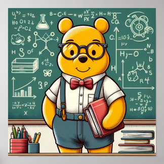 Nerd Winnie de Pooh 1 Poster
