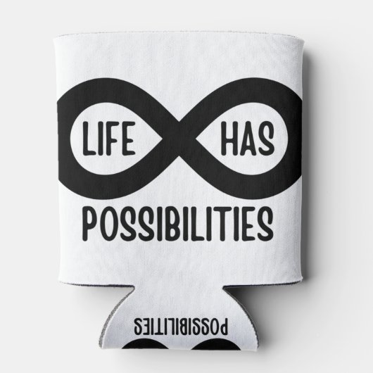 Nerd wiskundeleven biedt mogelijkheden blikjeskoeler (Achterkant)