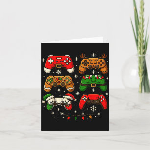 Nerdachtig kerstshirt voor jongens mannen, Kerstmi Kaart