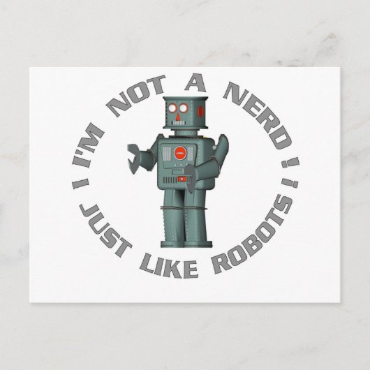 NerdBot Briefkaart (Voorkant)