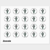 NerdBot Ronde Sticker (Vel)