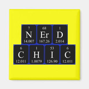 NerdChic periodieke lijstgradenmagnet Magneet