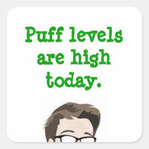 Nerdfighter-Stickers Vierkante Sticker