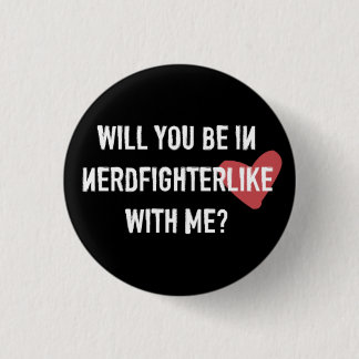 Nerdfighterachtige Button Black.