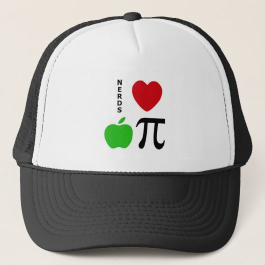 Nerds Love Apple Pie Trucker Pet (Voorkant)
