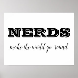 NERDS maakt de wereld rond Poster