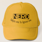 Nerds, prend un pour connaître un casquette (Devant)