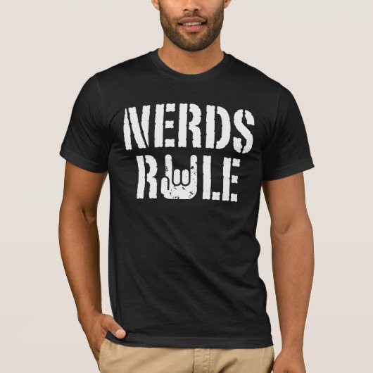 Nerds-regel T-shirt (Voorkant)
