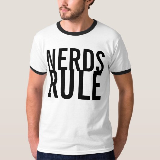 nerds-regel t-shirt (Voorkant)