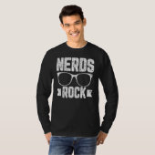 Nerds Rock Computer IT Technicus Geek Graphic T-shirt (Voorkant volledig)