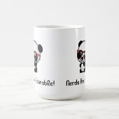 NERDS zijn Schattige verkuisteranda met nerd glas Koffiemok (Center)
