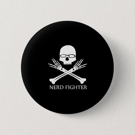 Nerdstrijders verenigen zich! ronde button 5,7 cm (Voorkant)