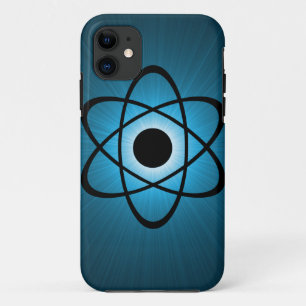 Nerdy Atomic BT iPhone 5 Hoesje, blauw iPhone 11 Hoesje