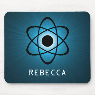 Nerdy Atomic Mousepad, blauw Muismat