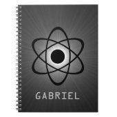 Nerdy Atomic Notitieboek, grijs Notitieboek (Voorkant)