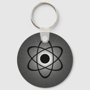 Nerdy Atomic Sleutelhanger, grijs Sleutelhanger