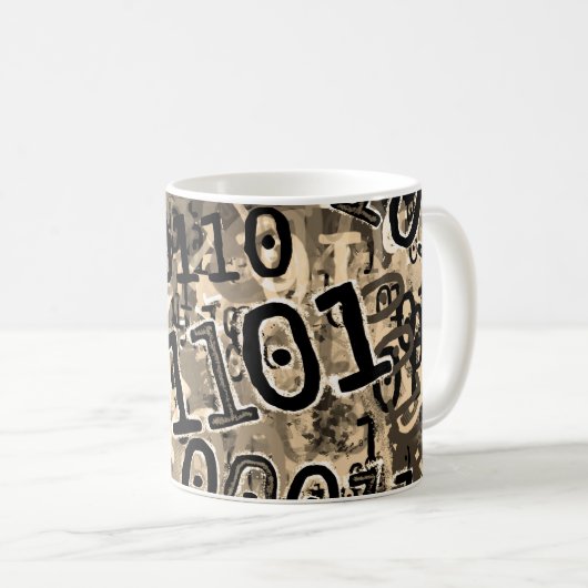 Nerdy Binary Code Koffiemok (Voorkant rechts)