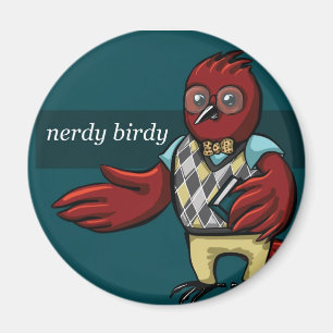 Nerdy Birdy Magneet