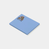 Nerdy Birthday Neural Network Post-it® Notes (Schuin)