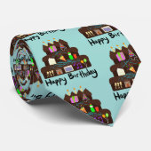 Nerdy Birthday Neural Network Stropdas (Opgerold)