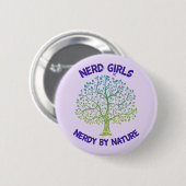 Nerdy by Natuur Button (Voorkant /achterkant)