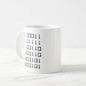 Nerdy Coffee Binary Koffiemok (Voorkant links)