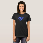 Nerdy DeepSeek AI Walvis Computer Nerd T-shirt (Voorkant volledig)