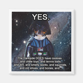 Nerdy Dog doet de Darkside Magnet Magneet