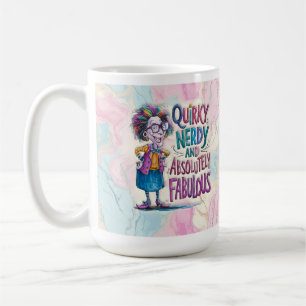 Nerdy Drôle Mug de café féminin