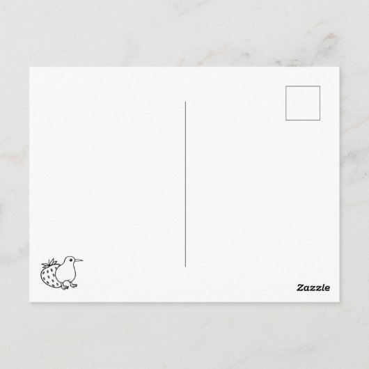 Nerdy fox briefkaart (Achterkant)